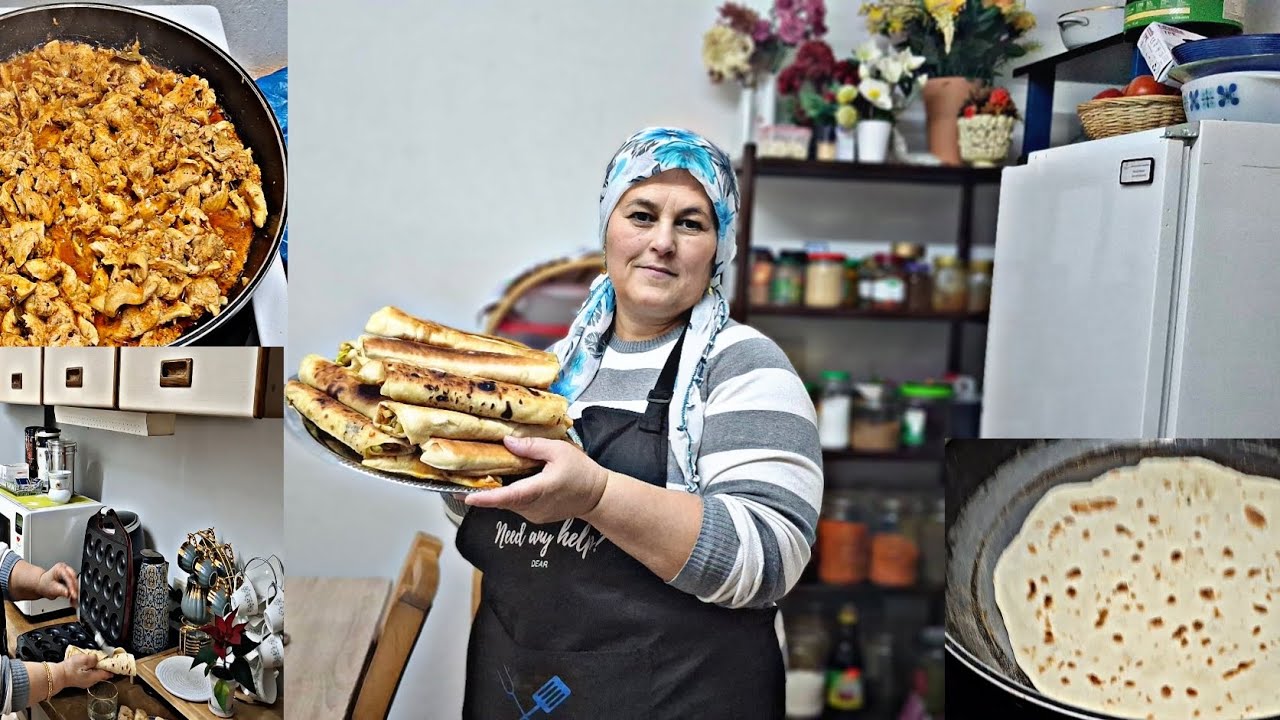عملت شاورما بالبيت طلع طيب كتير 👌👩‍🍳
