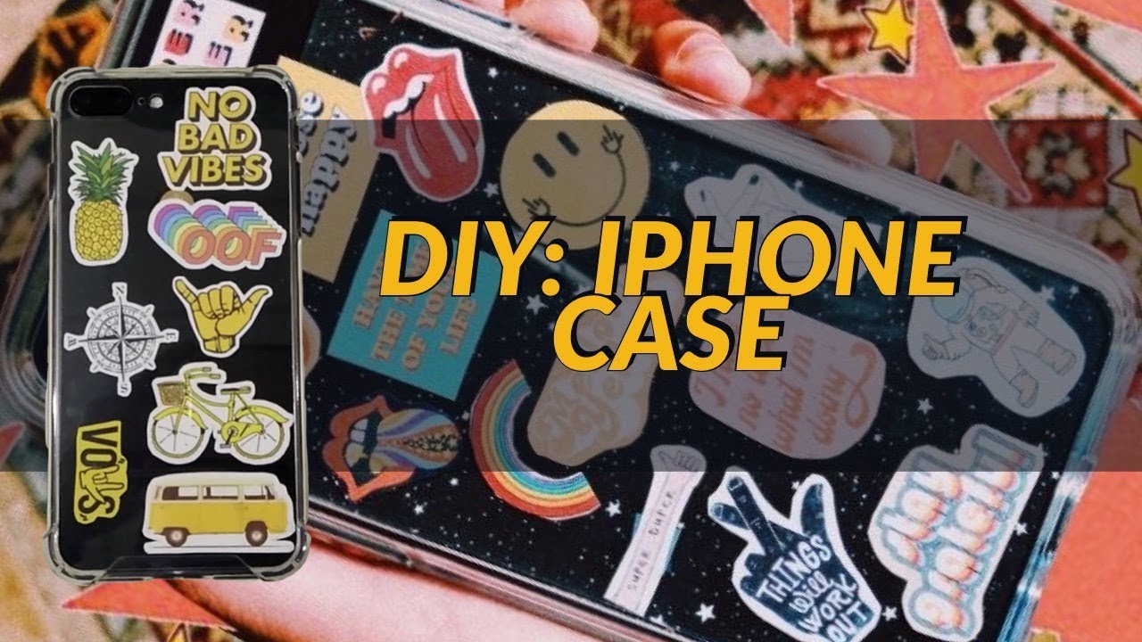 DIY| Affordable iPhone Case: Stickers Inspired Design
