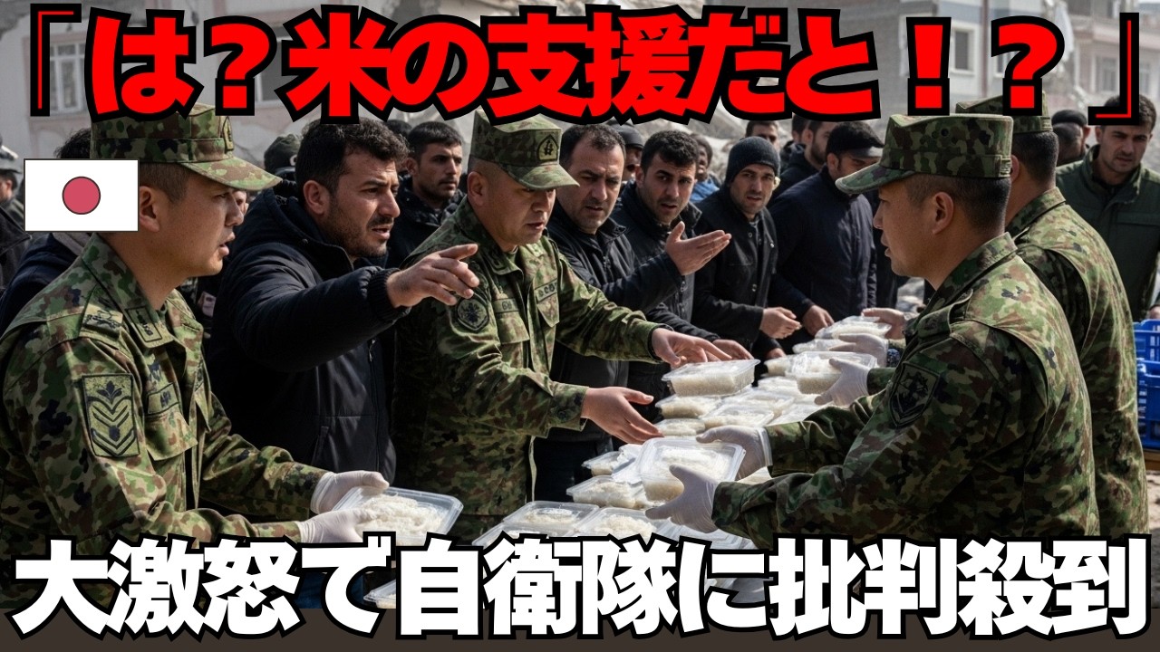 【海外の反応】「パンの国に米を…！？」トルコ大地震で現地メディアが批判した自衛隊の米炊き出し…しかしした奇跡の変化とは