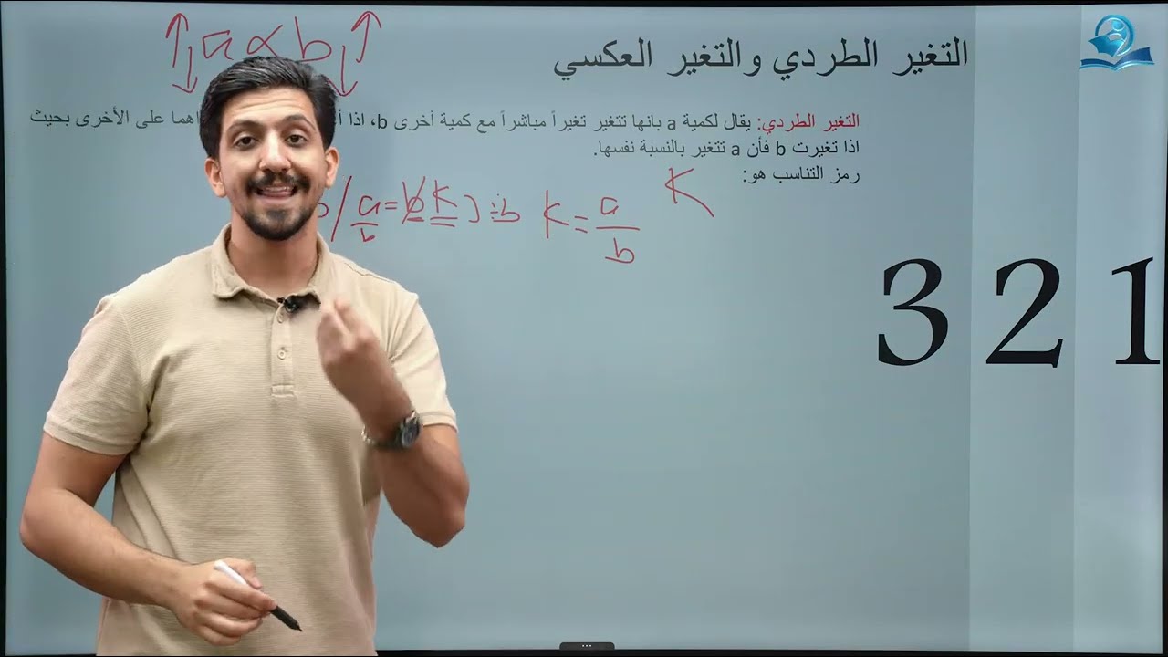فيزياء الرابع العلمي | الفصل الاول | التغير الطردي والتغير العكسي وحل اسئلة الفصل الاول