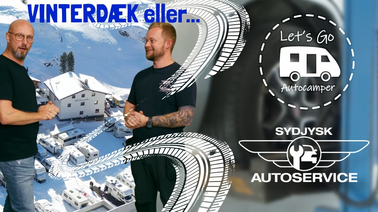 Er det helt væk at kører på helårsdæk?  Vi har besøgt Automester i Vejen. Let´s go Autocamper