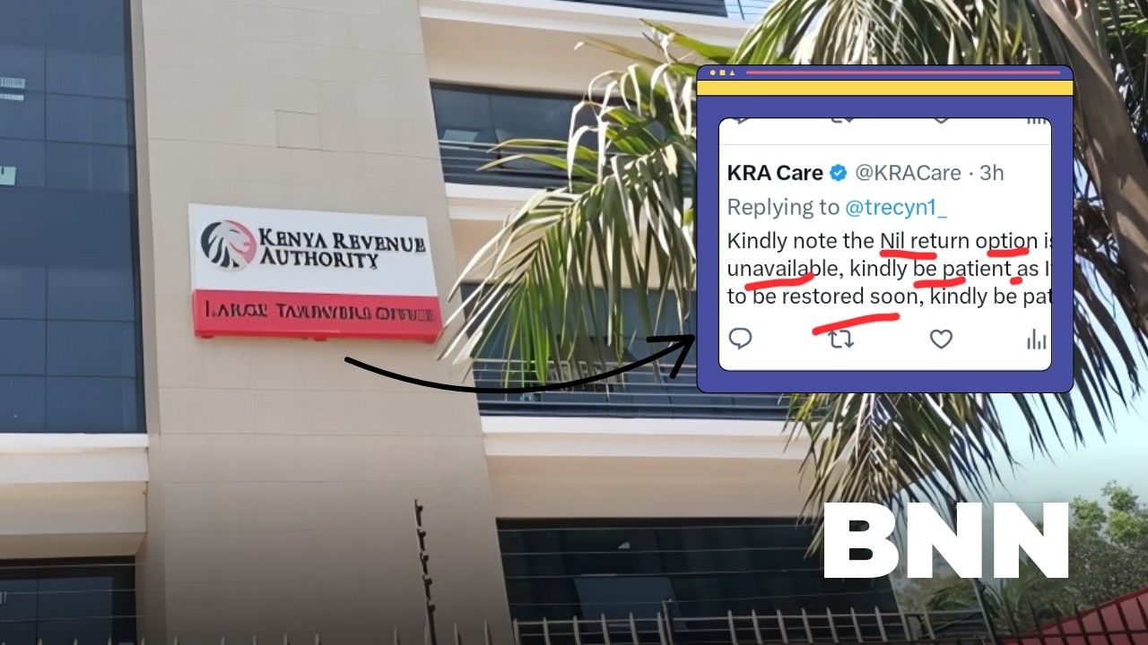 Nil Returns Suspended? KRA's Hidden Bot Tracking Your Spending -BNN