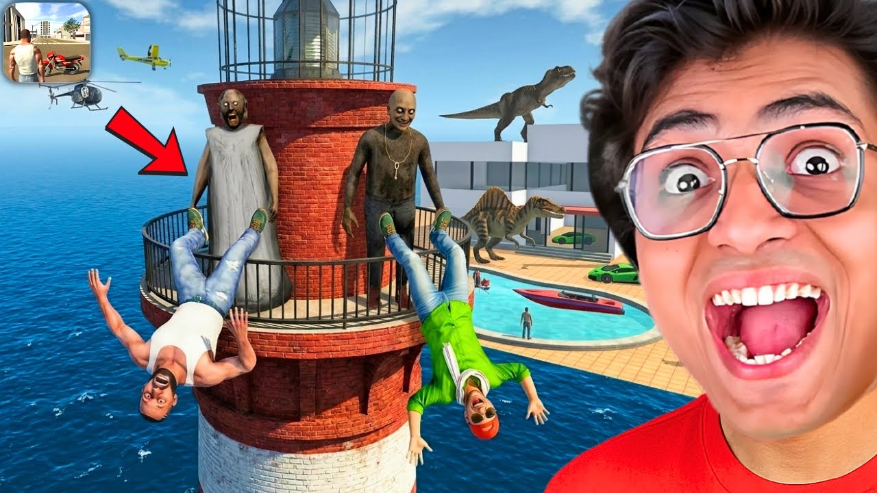 JACK Fights GRANNY to Save FRANKLIN😱INDIAN THEFT AUTO