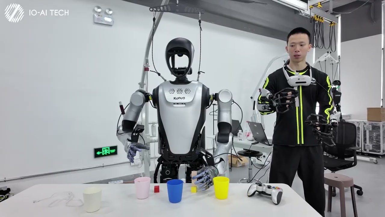 IO-AI Tech X LEJU ROBOT | Humanoid Robot Teleoperation