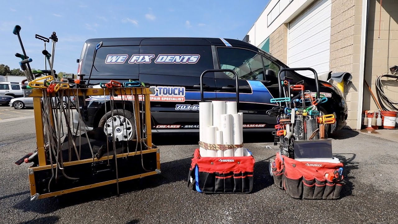 Build your own Inexpensive PDR Tool Cart | Dent Repair Tools