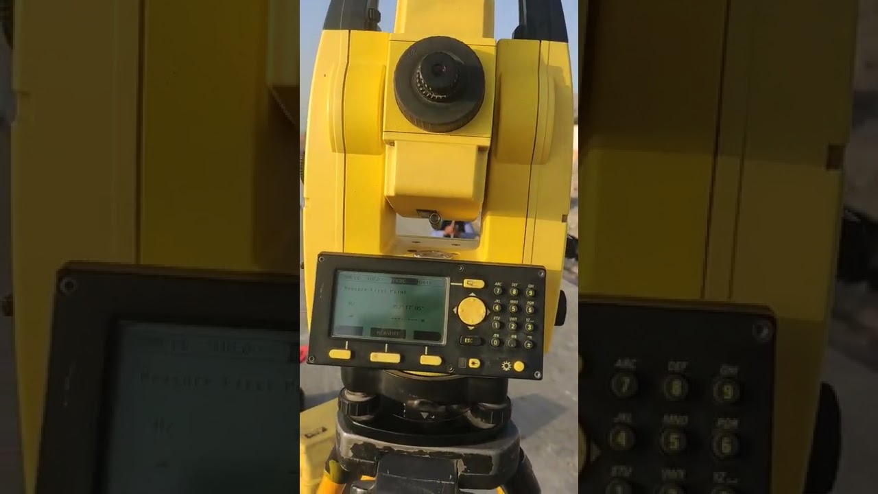 Resection with Leica builder 405 total station
