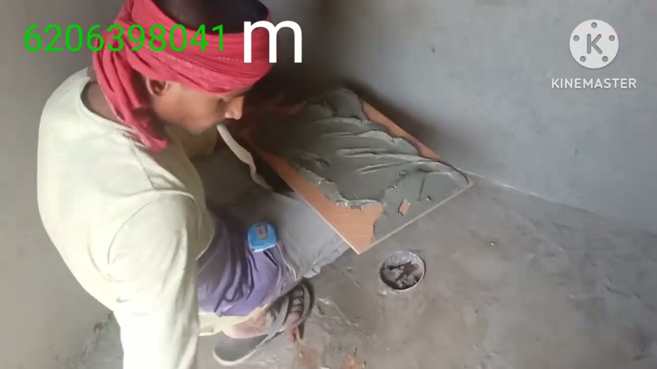 टाइल्स लगाना सीखे आसान तरीका से नया कारीगर सीख सकता है टाइल लगाना