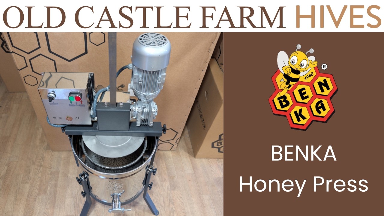 Benka Motorized Wax & Honey Press – Beeswax & Heather Honey Extraction