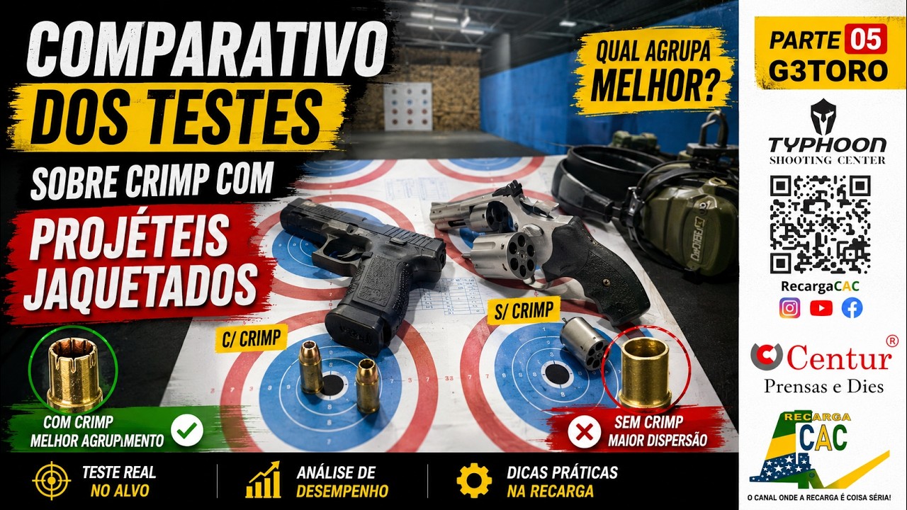 RecargaCAC comparando as tabelas dos testes entre o 692 e G3toro c/ crimp e c/ pontas jaquetadas P 5
