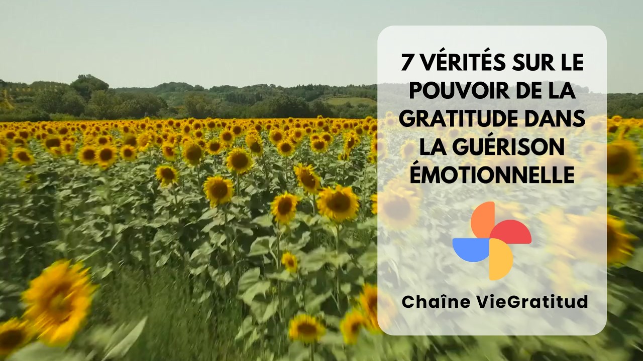 7 Vérités sur le pouvoir de la gratitude dans la guérison émotionnelle | VieGratitud