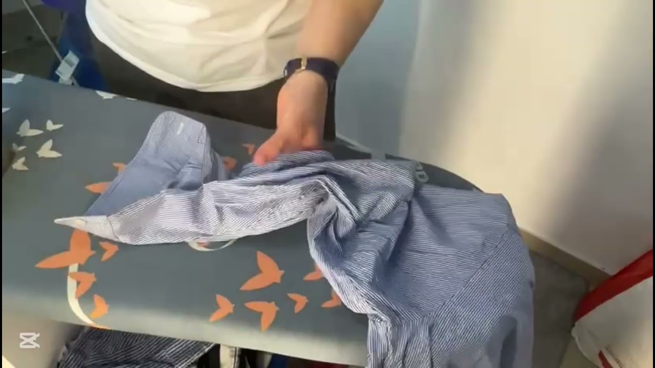 Satisfying Shirt Ironing | 10 Minutes of Real Ironing Sounds (No Talking)