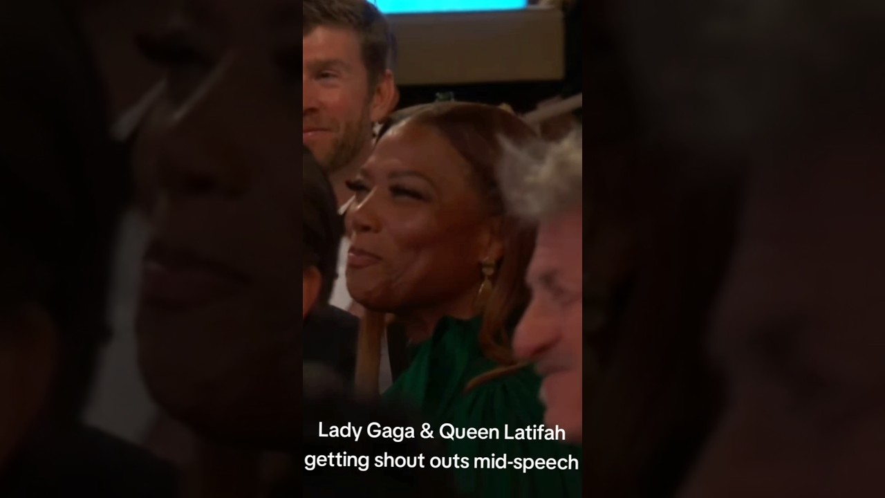 Queen Latifah from Stephen Graham winning a Golden Globe. Lady Gaga from Olivia Colman's Oscar
