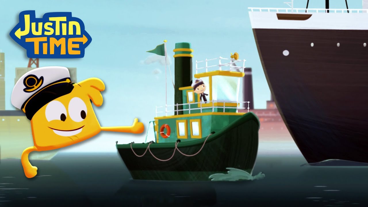 Tugboats, Ships & Ocean Adventures! ⚓🌊 Justin Time 6 FULL EPISODES!