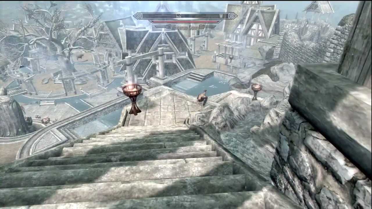 Skyrim- Fun With Unrelenting Force! (Shout)