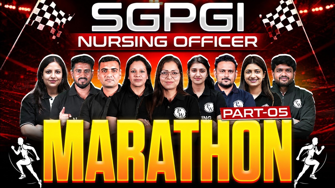 SGPGI Nursing Officer 2026 | SGPGI Nursing Officer Marathon Class 5 | SGPGI Nursing Officer