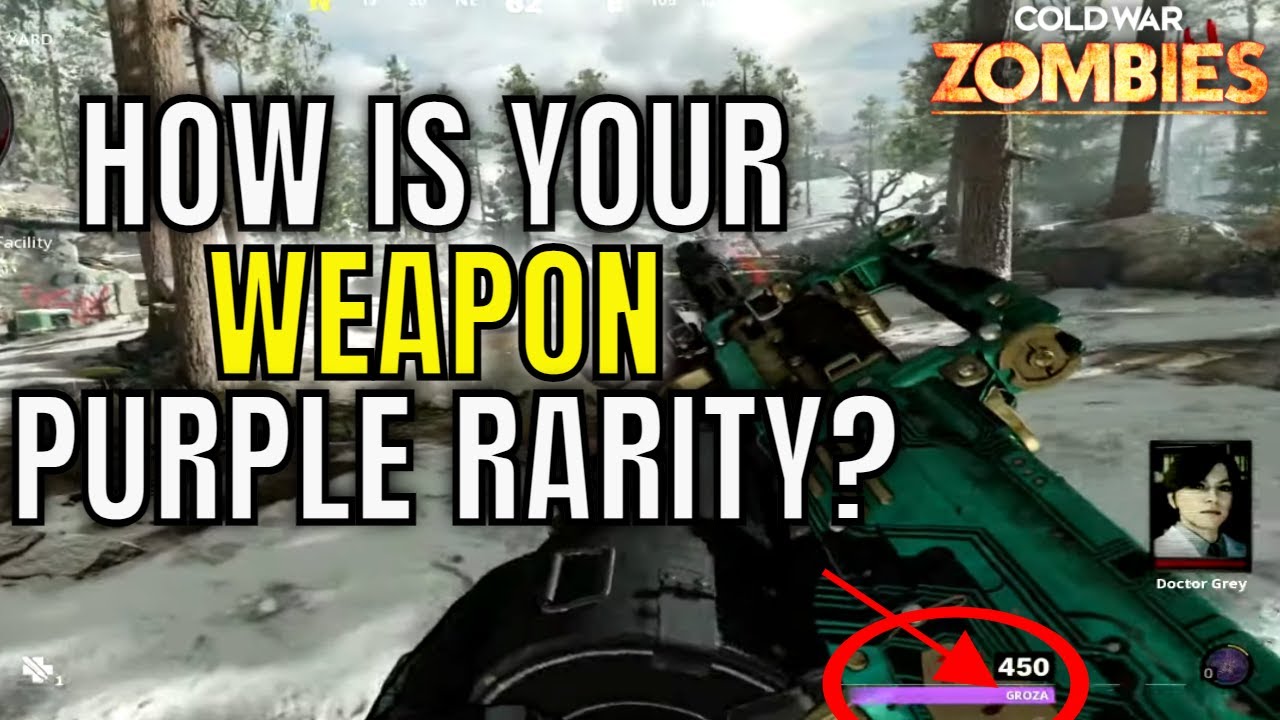 How do you start with a PURPLE rarity weapon in cold war zombies!?