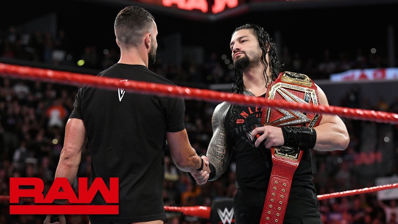 Роман Рейнс защитит титул чемпиона Вселенной против Финна Балора: Raw, 20 августа 2018 г.