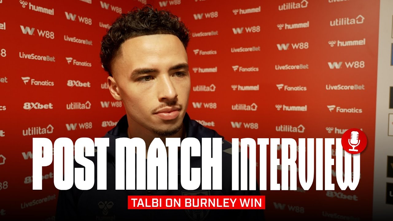 “It feels really good" | Talbi Post Burnley Win | Post Match Interview
