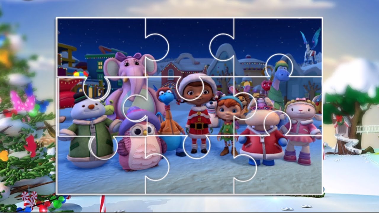Christmas Puzzles - Disney Junior Puzzles - Doc McStuffins, Puppy Dog Pals,  Amazing Spidey Puzzles