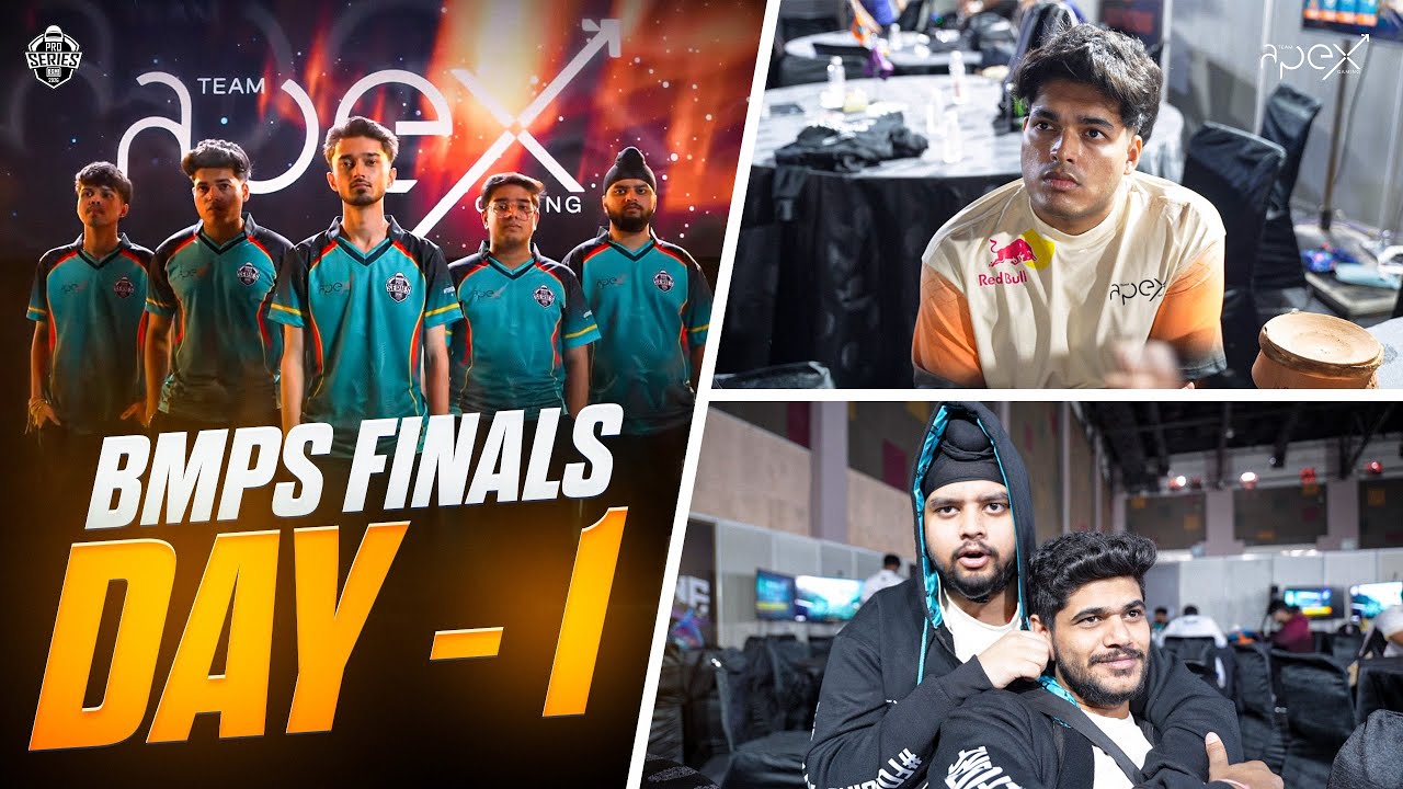WE RISE FROM HERE | GRAND FINALS VLOG DAY 1 | TEAM APEX GAMING