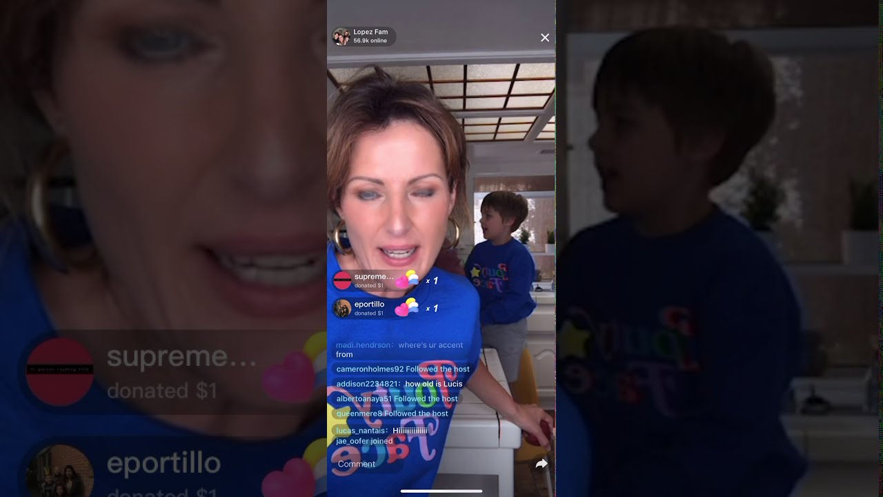 Addison Rae and Lopez family tiktok live 5.7.2020