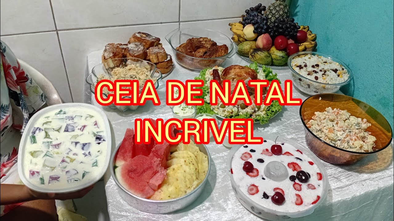 PREPARANDO A CEIA DE NATAL,COM MUITO AMOR E MUITA COMIDA🙏