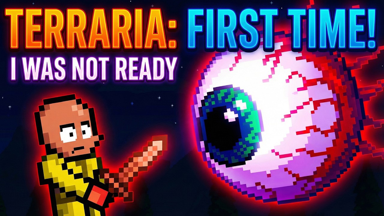 I played Terraria for the FIRST TIME EVER - Part - 1
