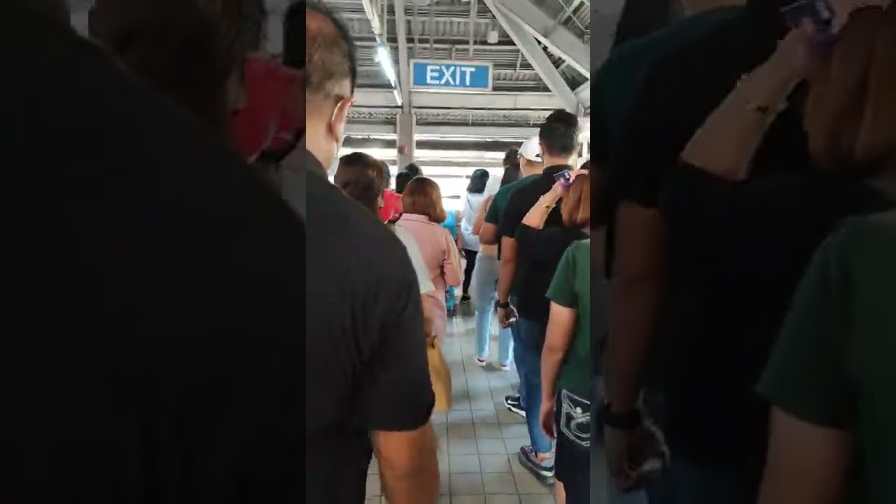 Exiting LRT 1 Pedro Gil Station