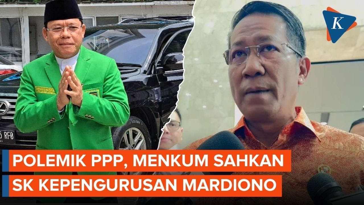 Menteri Hukum Sahkan SK Kepengurusan PPP Kubu Mardiono