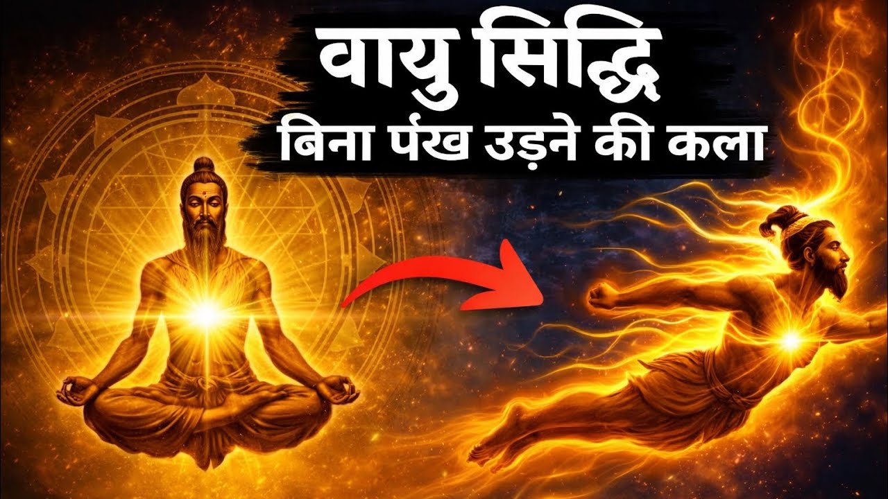 वायु सिद्धी बिना पंख के उड़ने की कला #har har Mahadev 🕉️