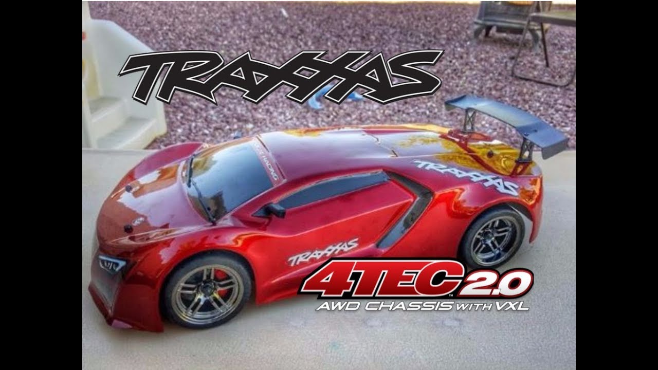 Traxxas 4-Tec 2.0 VXL Speed Test 2s and 3s