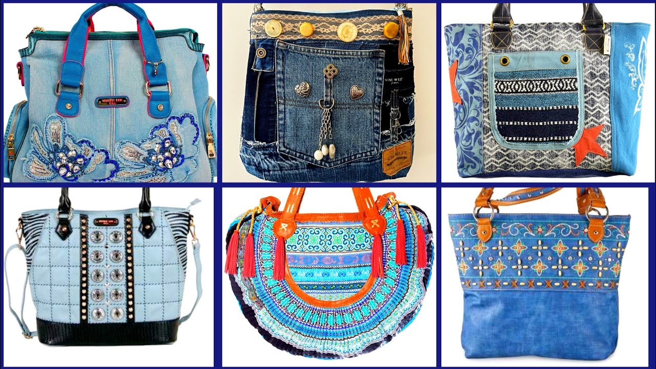 Most Amazing Creative Denim Upcycling Totebags Ideas2023