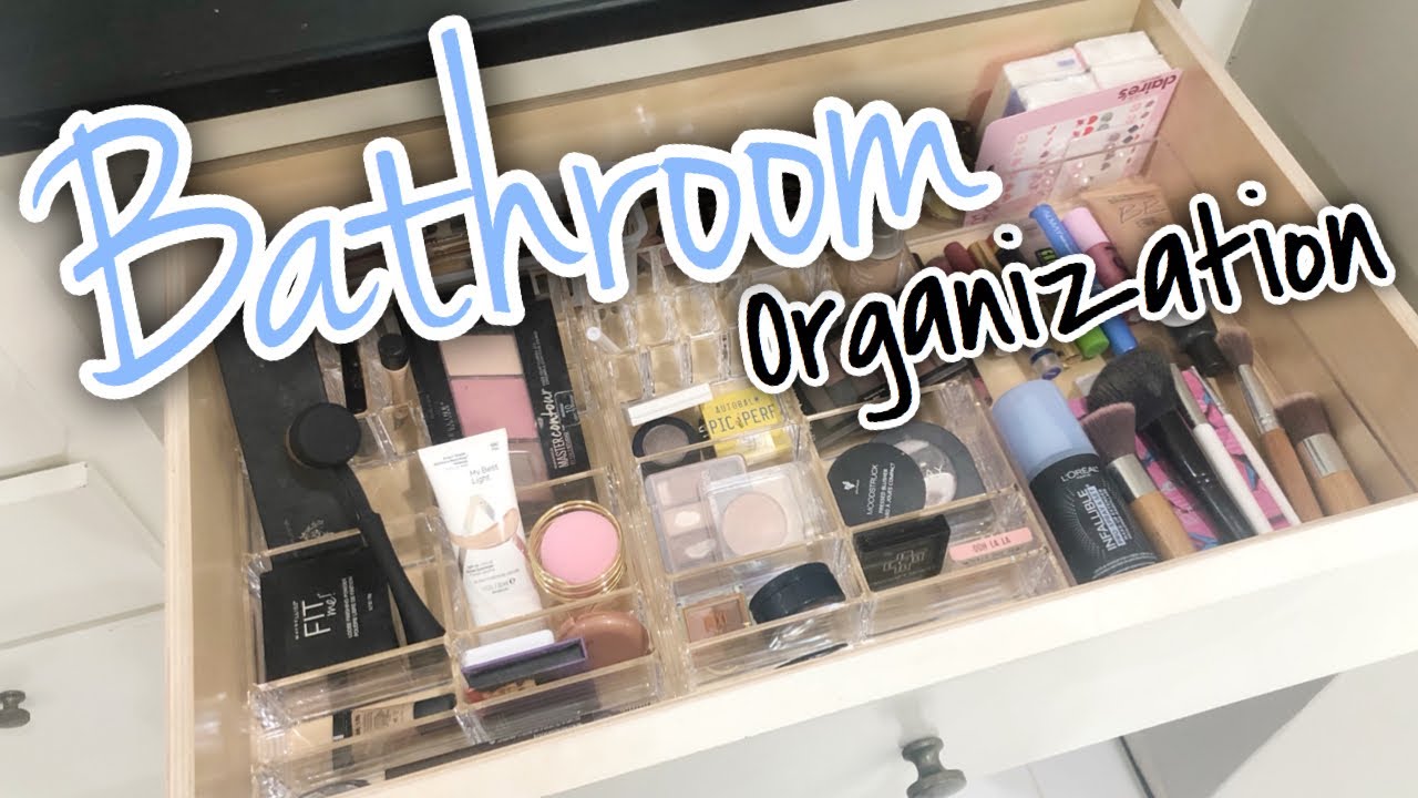 BATHROOM ORGANIZATION | MAKEUP + BEAUTY PRODUCTS | Bloom Creative Co.