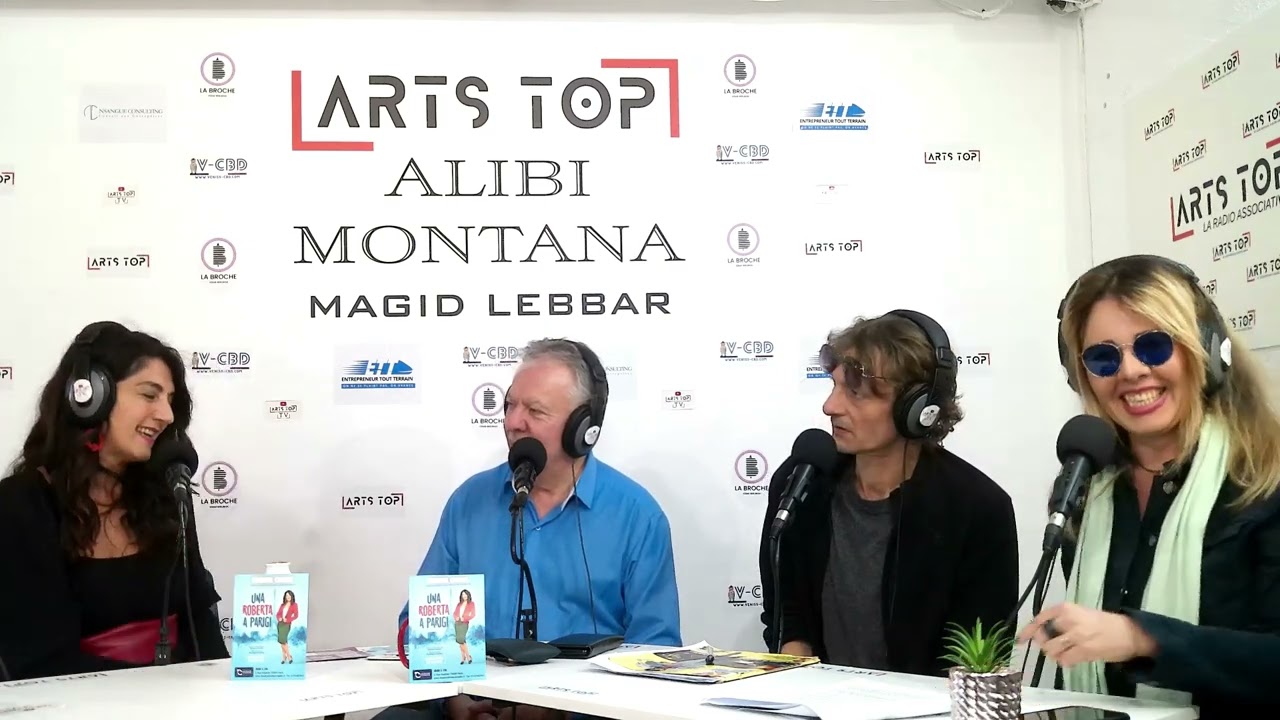 Daniel Lambert reçoit Una Roberta a Parigi dans Les artistes sont sympa sur ARTS TOP TV