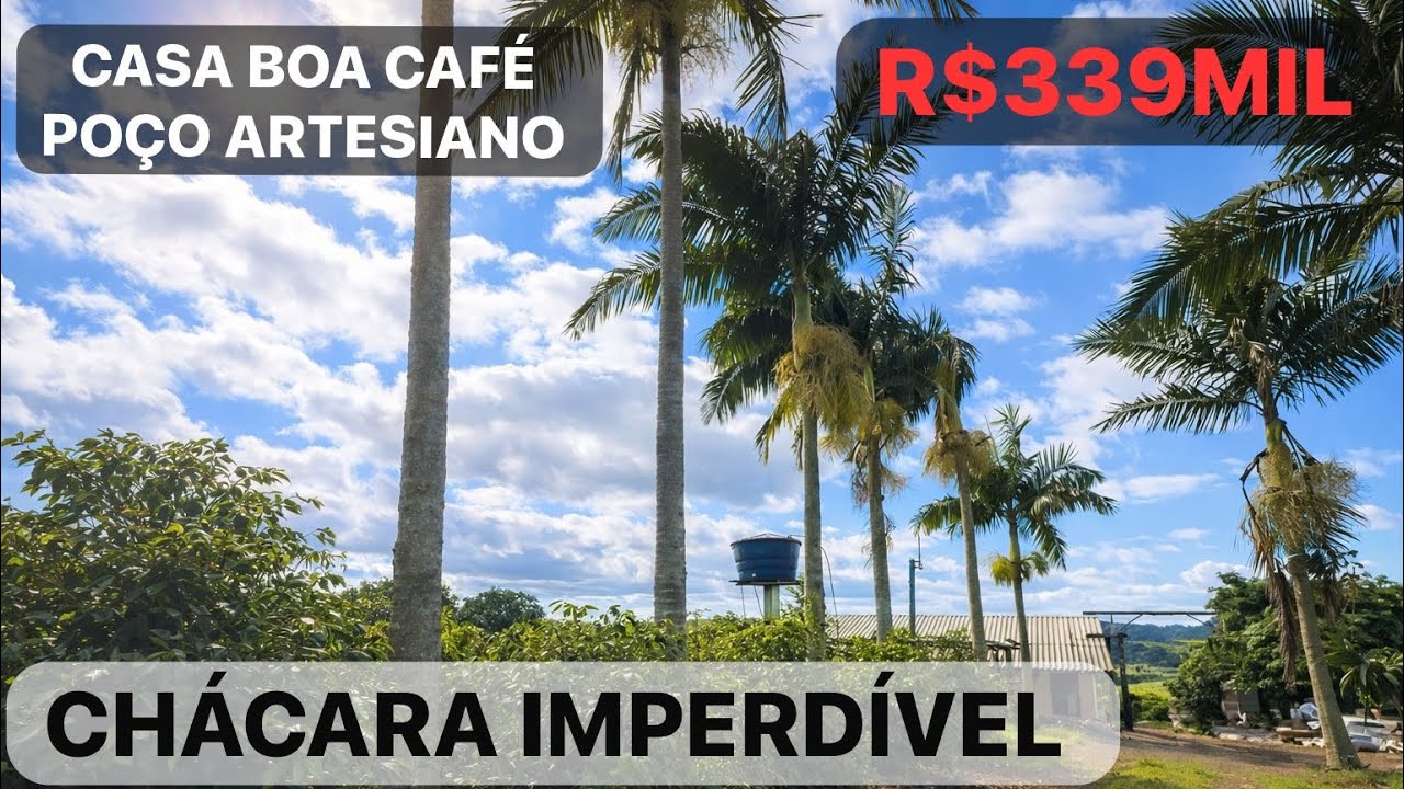 CHÁCARA DO CAFÉ COM POÇO ARTESIANO UM ALQUEIRE EM PINHALÃO R$339MIL