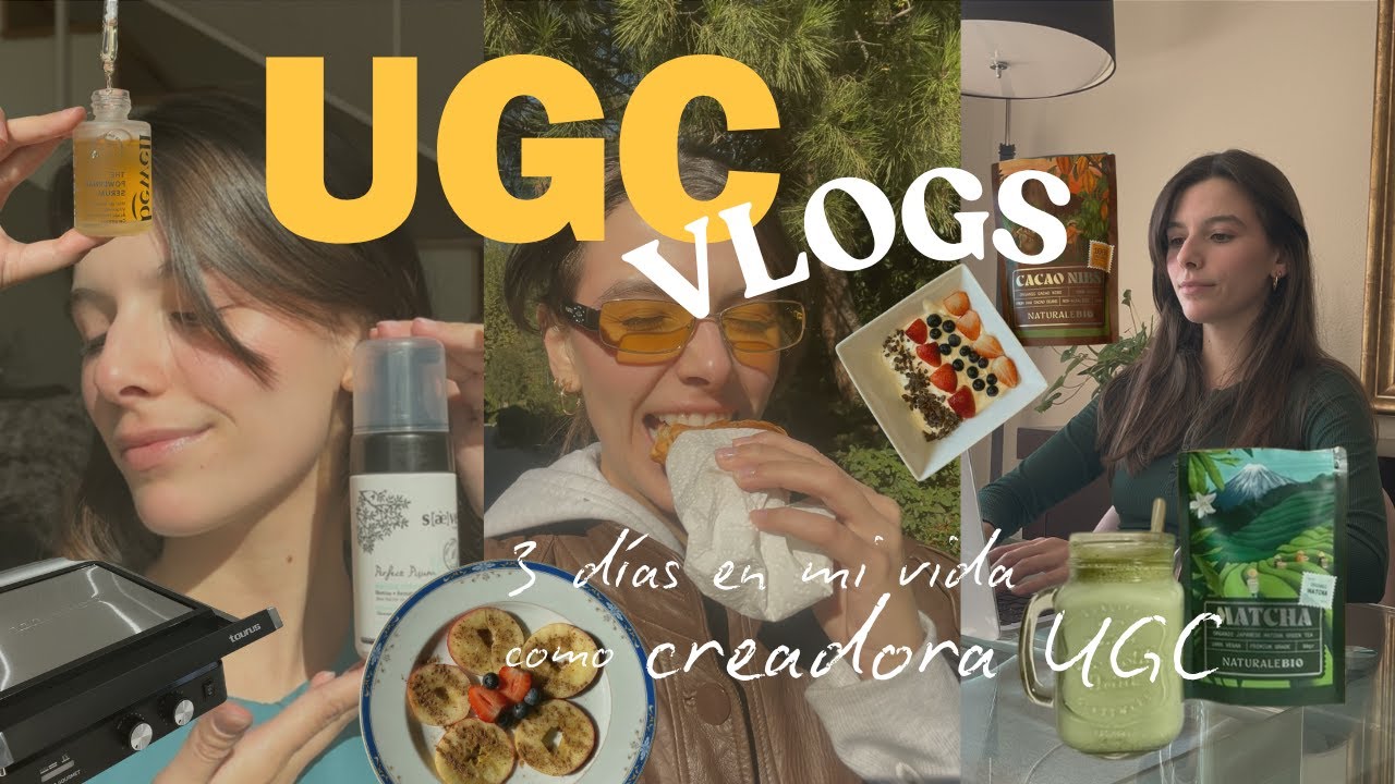 ¿Qué hace una creadora UGC? *UGC Vlog, Day in my life*