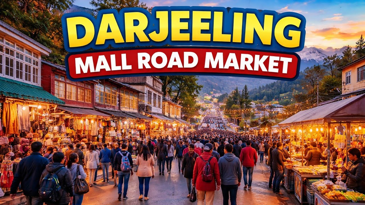 DARJEELING'S Mall Market , Mall road , India #travel #life #Goodolddays