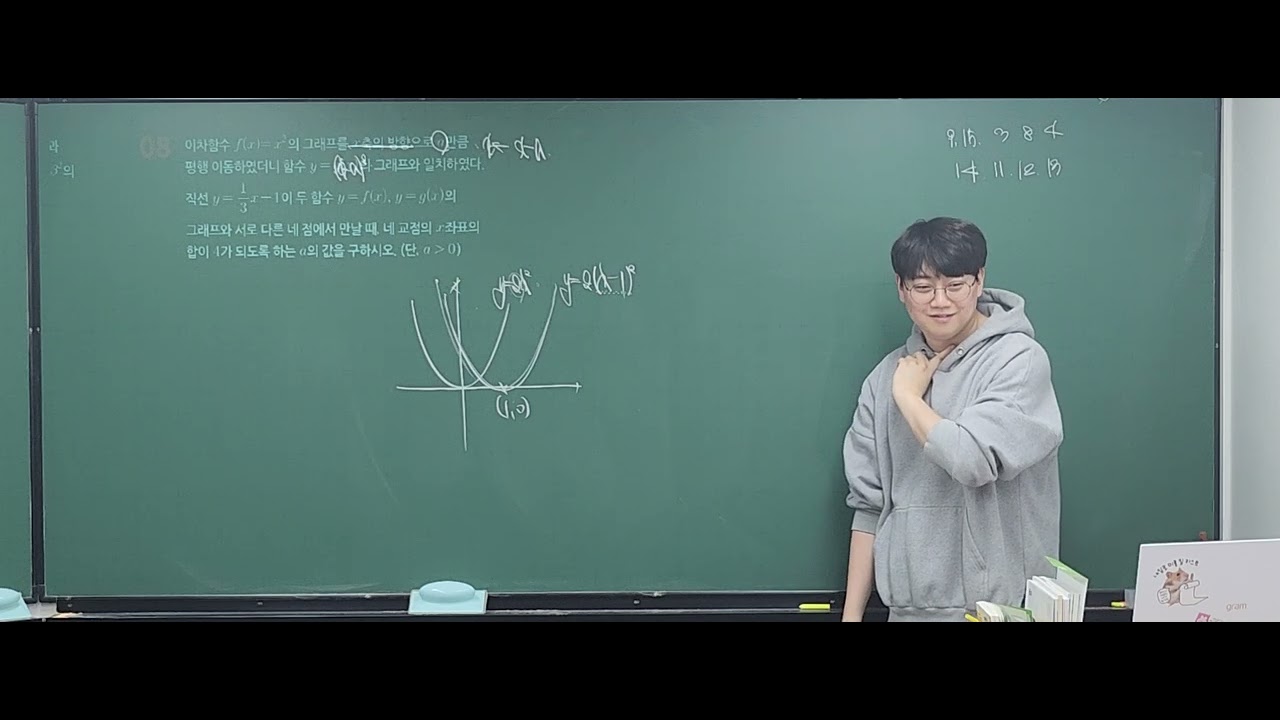 [공통수학1] 이차방정식의 근의 위치