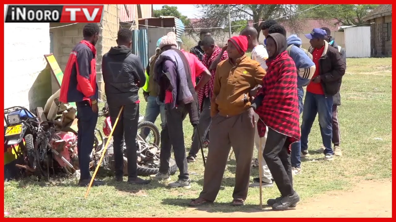 Andũ 4 gũkua mũtino-inĩ wa barabara, Kajiado