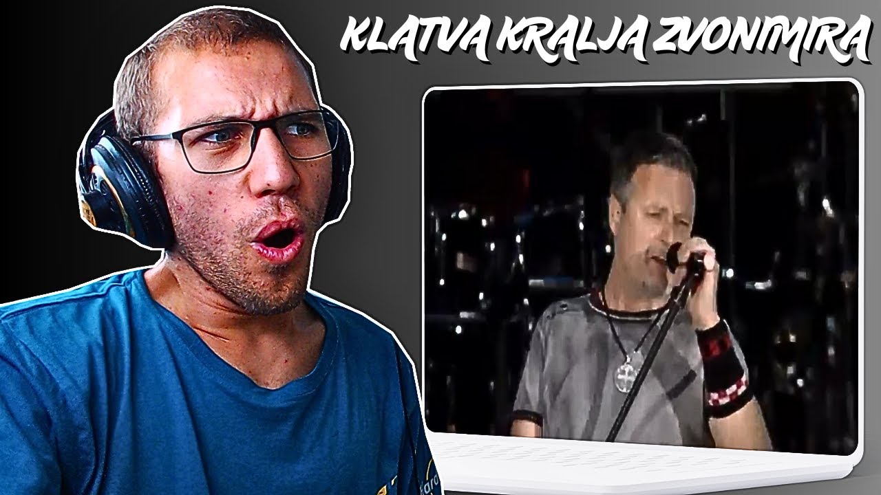Reacting To Marko Perković Thompson - Kletva Kralja Zvonimira( Live 2013) MY NEW FAVOURITE SONG!!!