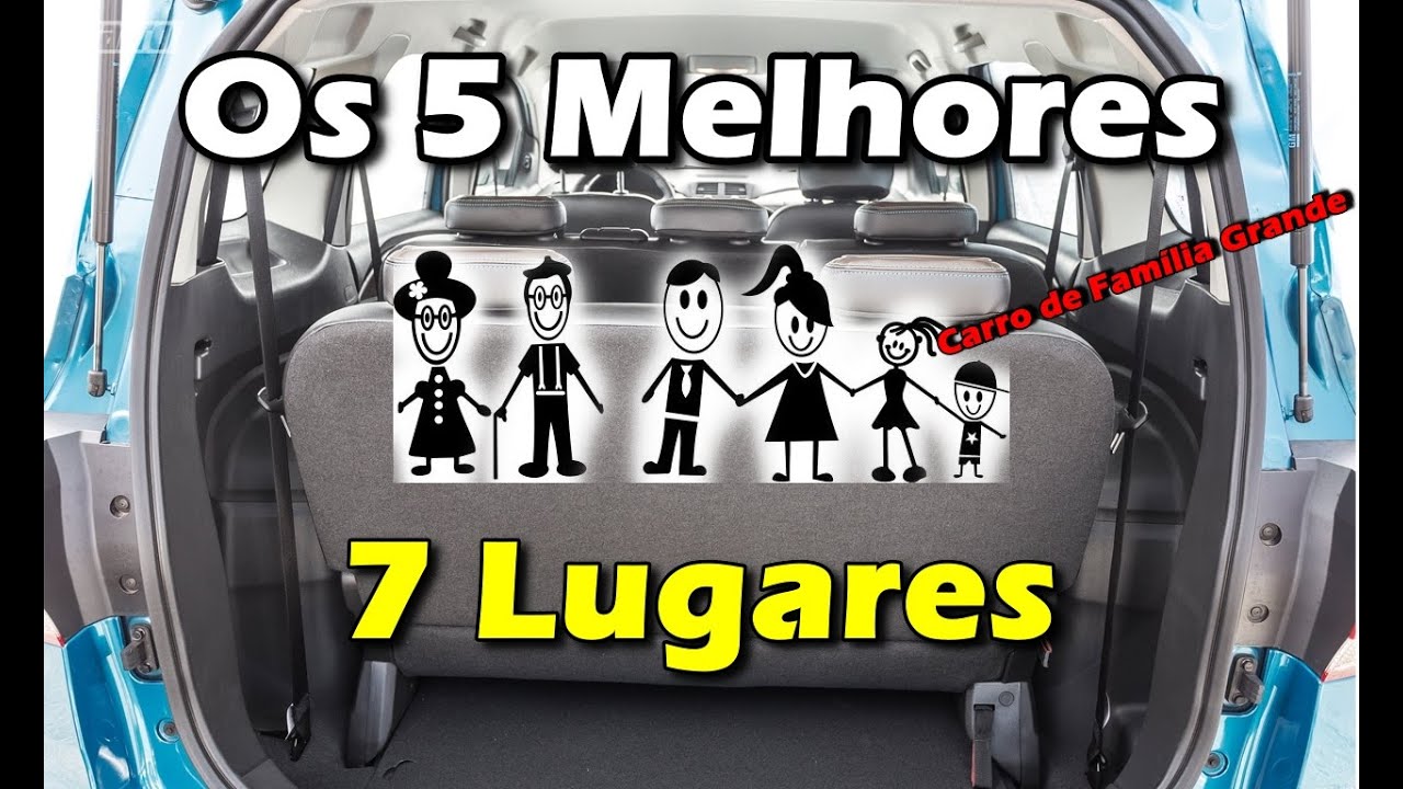 Os 5 melhores carros 7 lugares do Brasil!