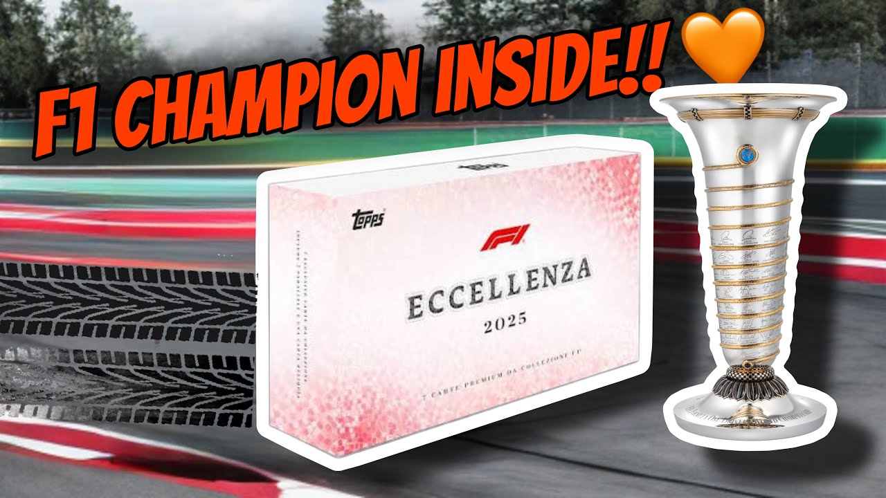 World CHAMPION INSIDE?!! Topps F1 Eccellenza 25/26 #topps #f1 #formula1