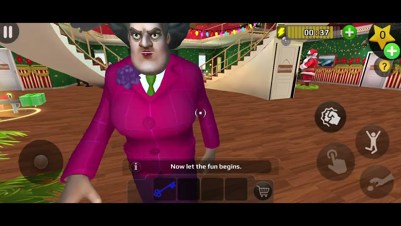 Playing scary teacher (there's a couple ads srry)