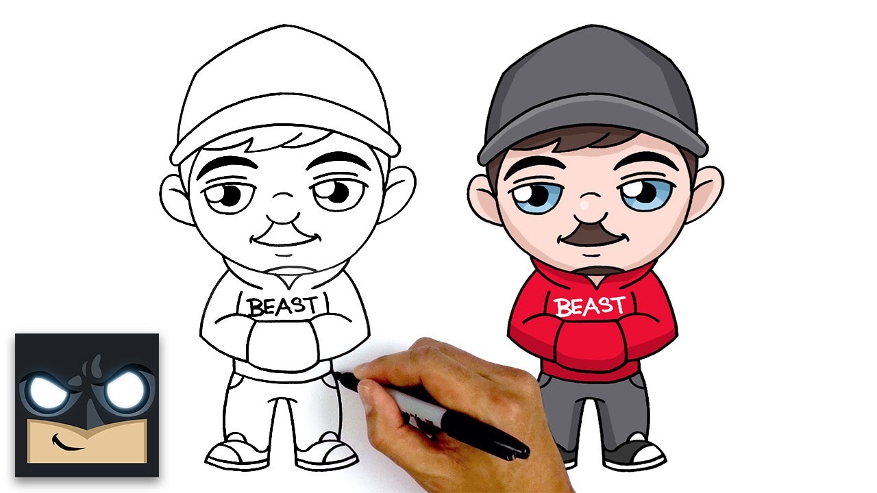 How To Draw Mr.Beast