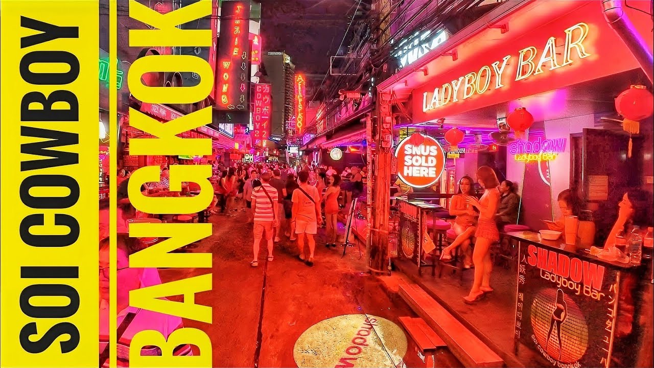Soi Cowboy Nightlife Walking Tour, Bangkok Thailand [4K HD] 🇹🇭