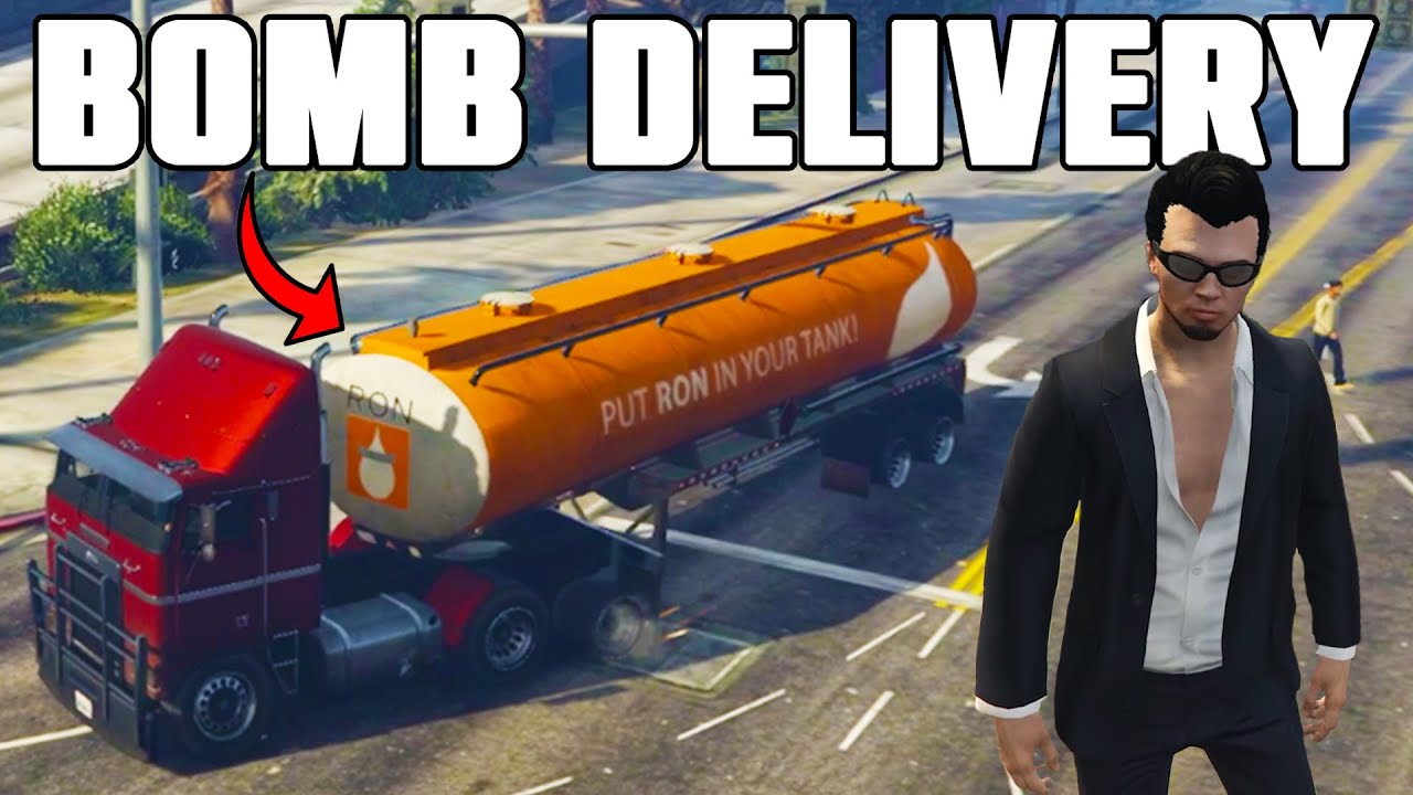 Trucking a BOMB in GTA 5 RP
