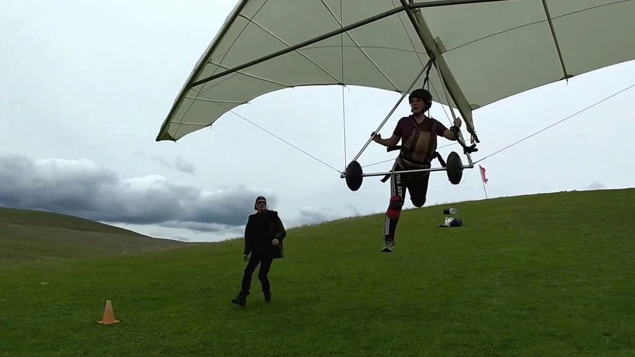 Tres Pinos, CA Hang Gliding Lesson 2 (Sequoia Ayers - 15 year old girl)