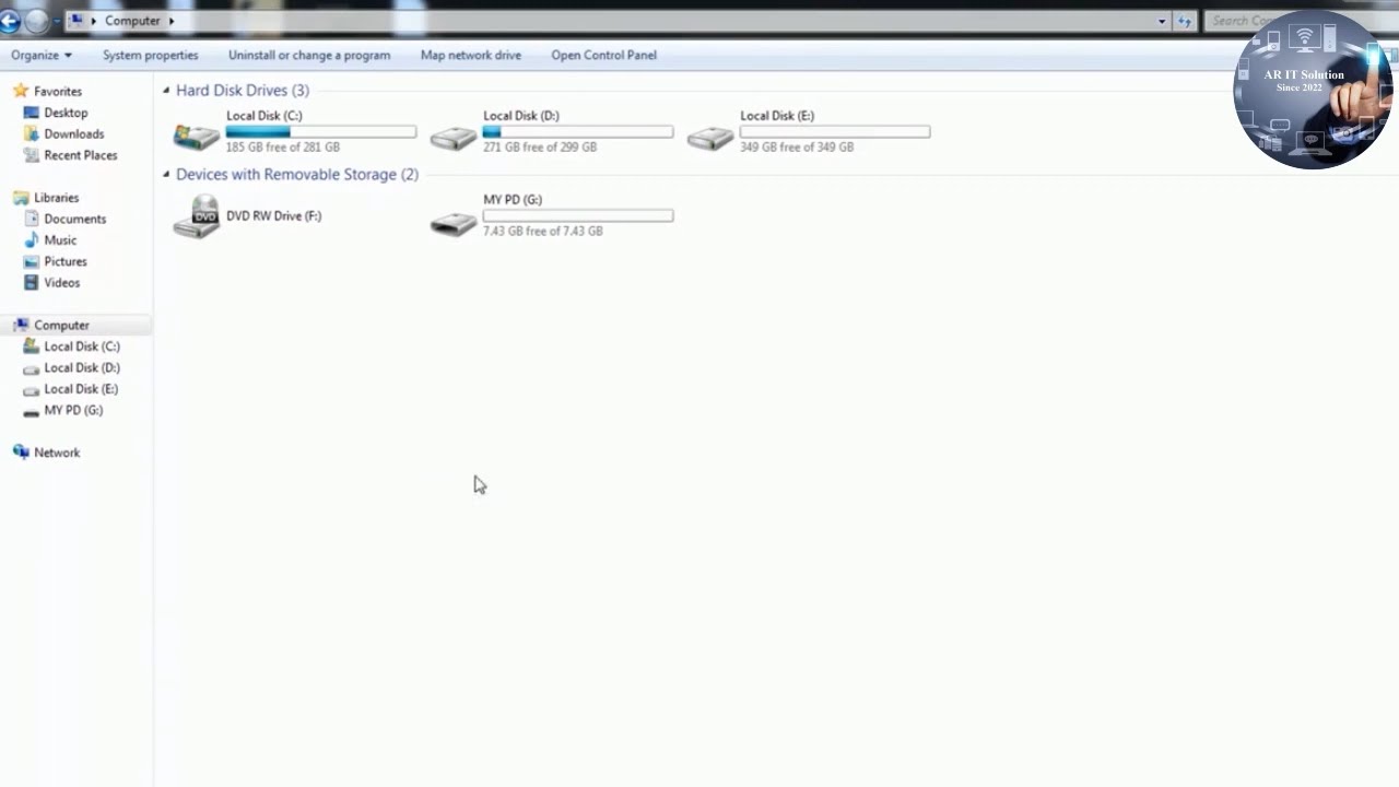 Pendrive shortcut problem solution