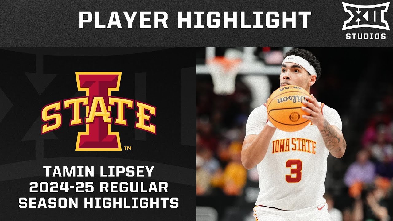 Tamin Lipsey 2024-25 Regular Season Highlights | Big 12 Basketball