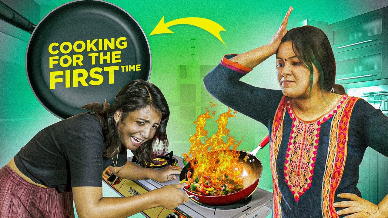 Cooking for the first time😋🤦‍♀️|| @joshanasubedijyo6134